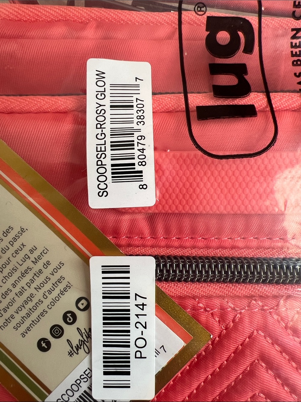 NWT Lug Legacy Collection Scoop SE Crossbody Bag in Rosy Glow - Picture 2 of 11